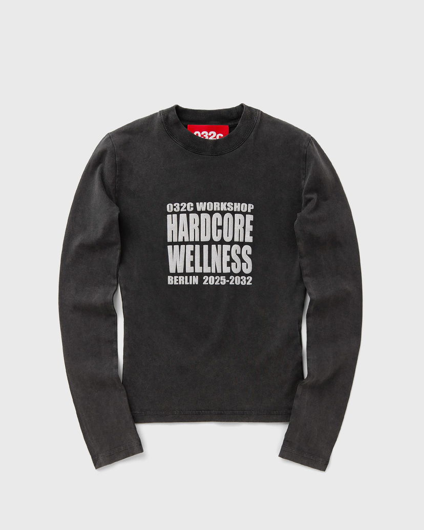 Tričko 032C WORKSHOP HARDCORE WELLNESS Tight Longsleeve Čierna | F25-WRC-0285-050