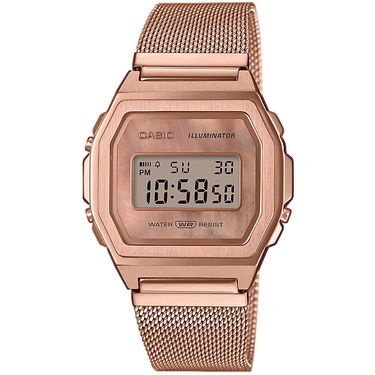 Hodinky CASIO Vintage A1000MPG-9EF Metalická | A1000MPG-9EF, 0