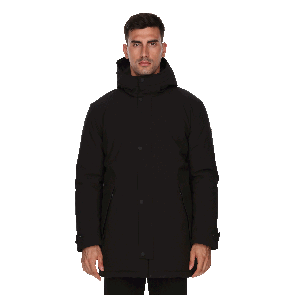 Parka Champion Brayan Hooded Parka Čierna | CHA243M504-01, 0