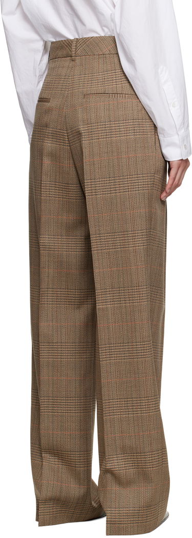 Nohavice Róhe Róhe Mid-Waist Tailored Trousers Hnedá | 416-30-080, 2