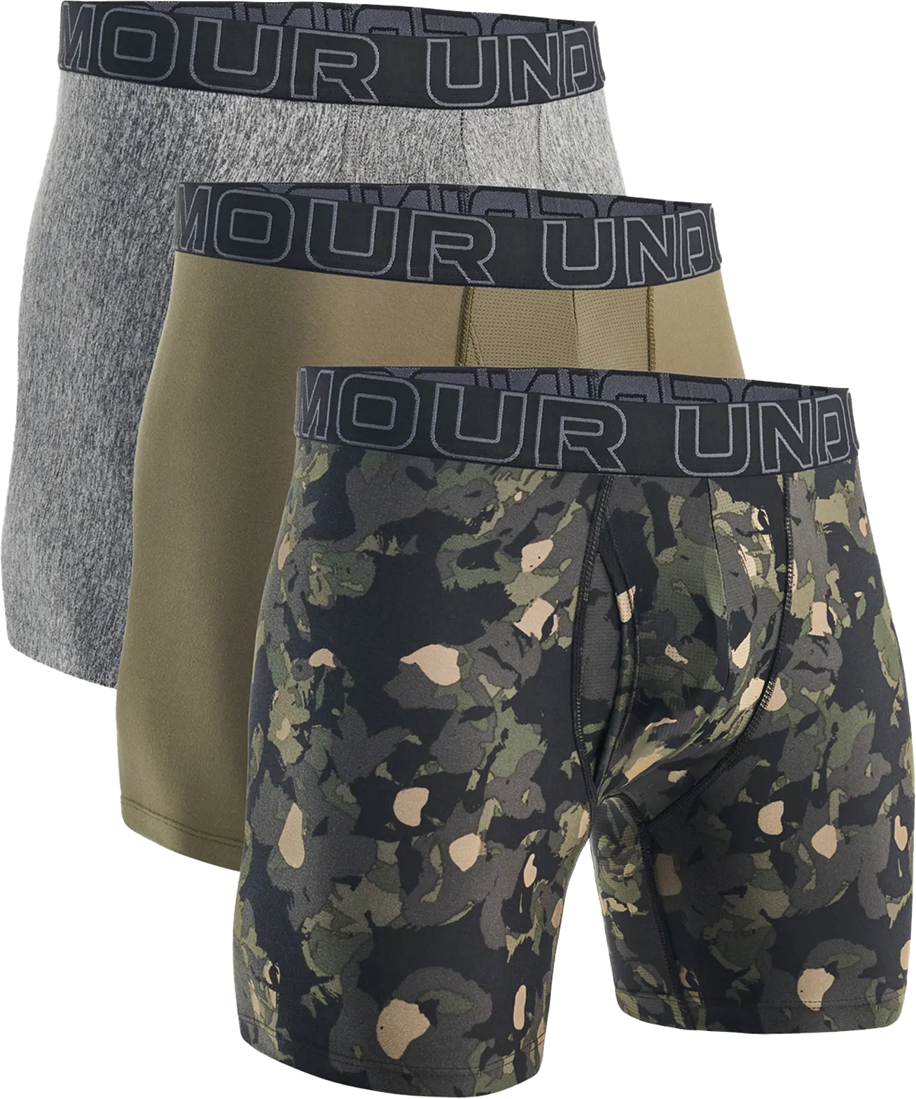 Boxerky Under Armour UA Perf Tech Nov 6in Boxer Briefs - 3 Pack Rôznofarebný | 1383879-391, 1