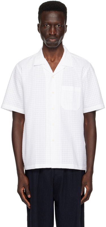 Košeľa Universal Works Universal Works Road Short Sleeve Shirt Biela | 30650, 0
