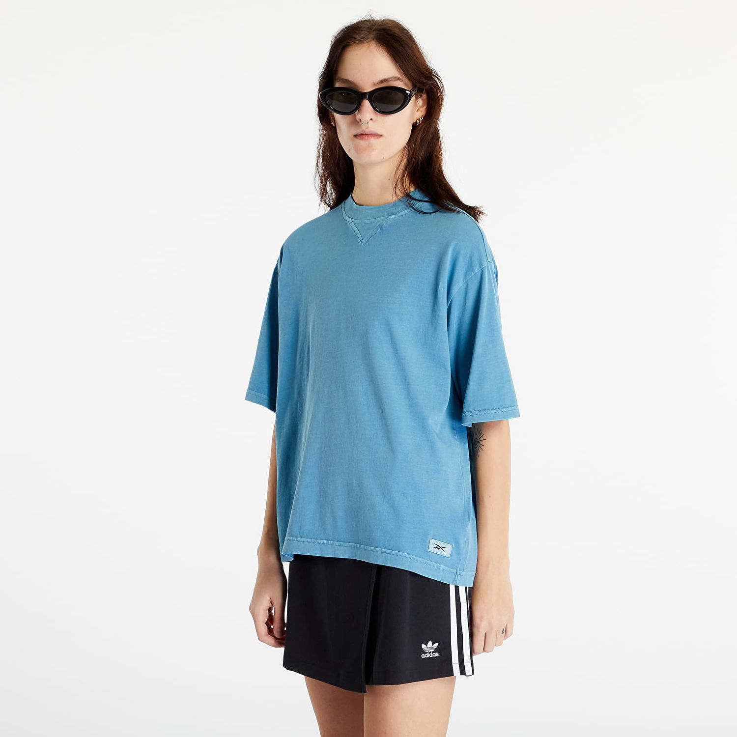 Tričko Reebok Classics Natural Dye Boxy T-Shirt Modrá | HT7857, 0