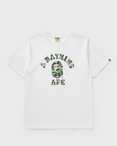 Tričko BAPE ABC CAMO COLLEGE T-shirt Biela | 001TEK801005MWH0, 0