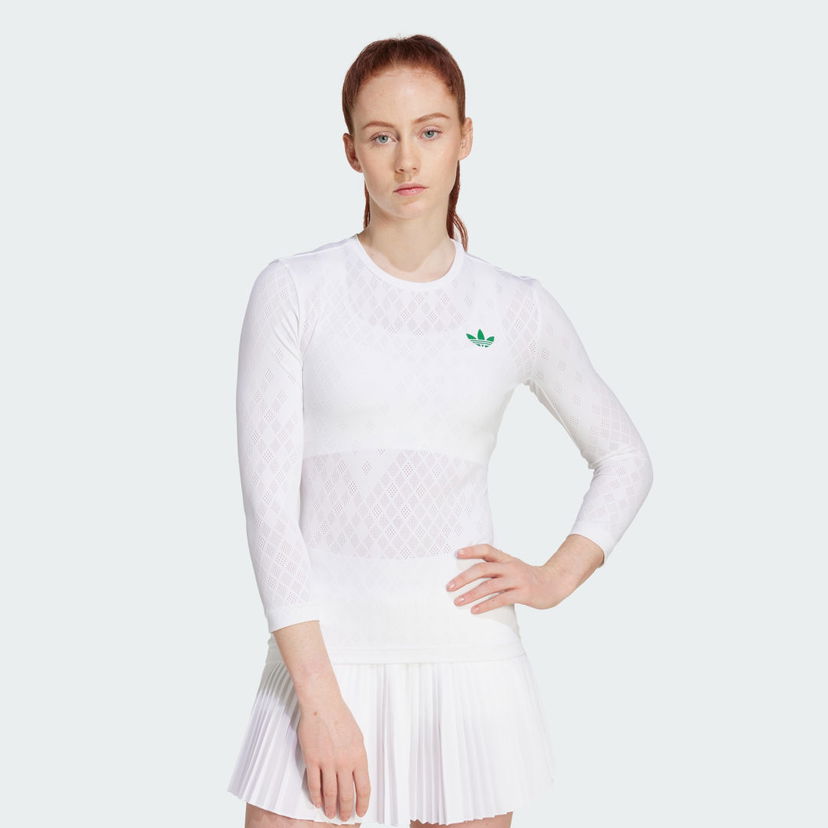 Tričko adidas Performance Tennis Pro Climacool 3/4 Sleeve Top Biela | JM4728