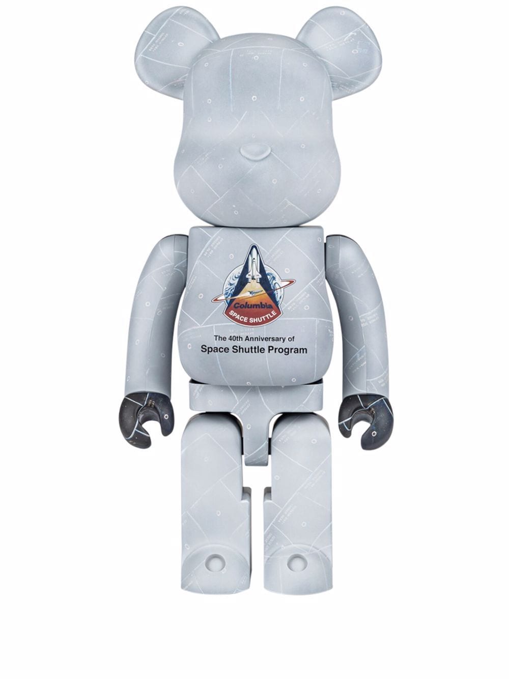 Zberateľské Medicom Toy BE@RBRICK Space Shuttle 1000% figure - White Šedá | MEDI002617908798, 0