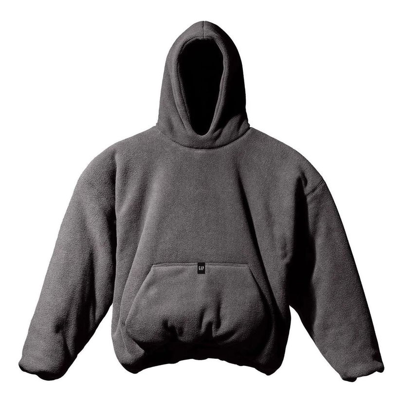 Mikina GAP YEEZY Gap Polar Fleece Padded Hoodie Čierna | YEEZY-FW22-915