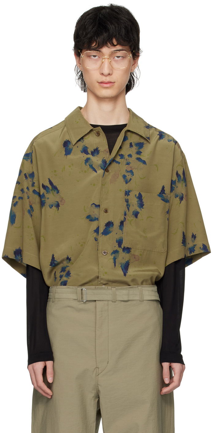 LEMAIRE Men's Summer Floral Print Shirt