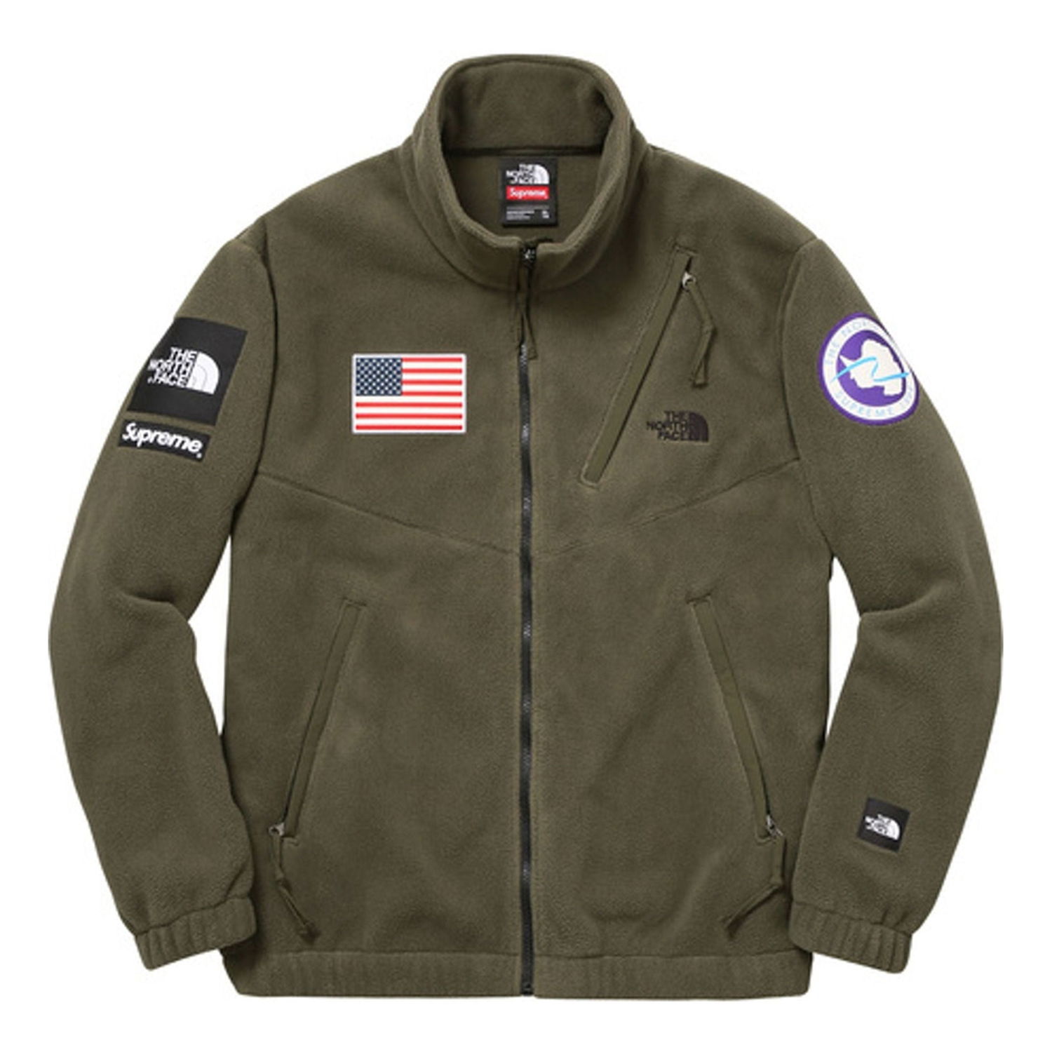 Bunda Supreme The North Face Trans Antarctica Expedition Fleece Jacket by Supreme Zelené | SUP-SS17-626, 0