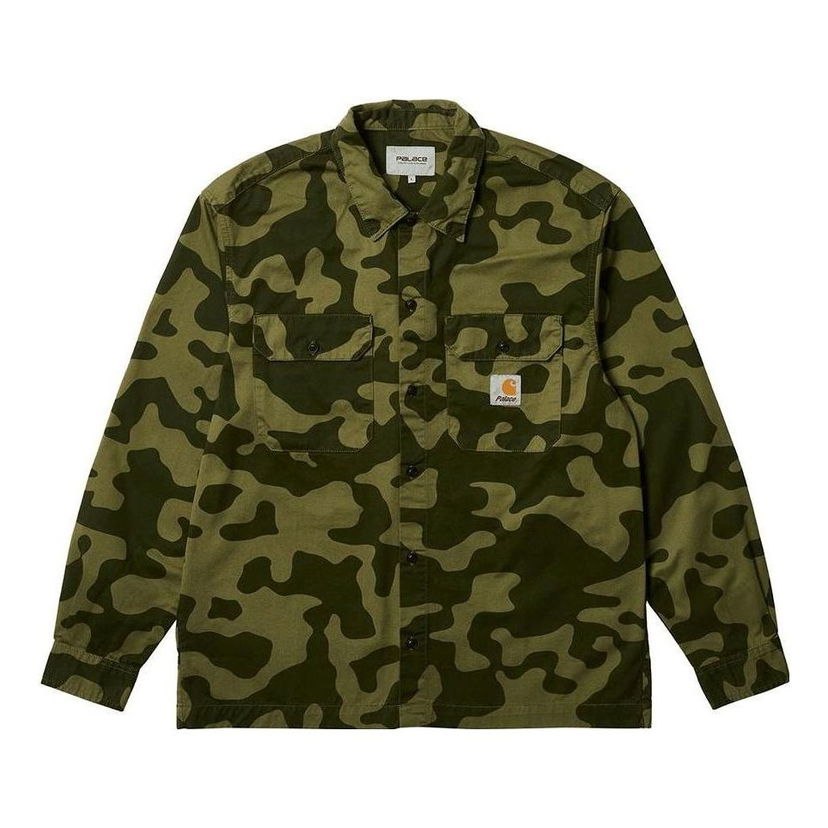 Košeľa Palace Camouflage Print Shirt Zelené | I032716-GREEN