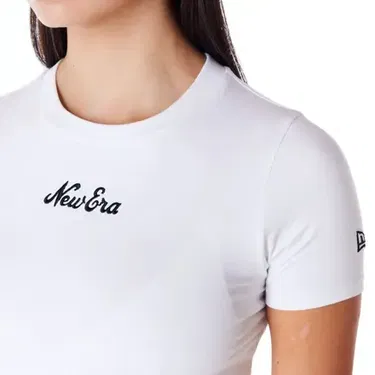 Tričko New Era Slim Tee T-Shirt Biela | 60564942, 3
