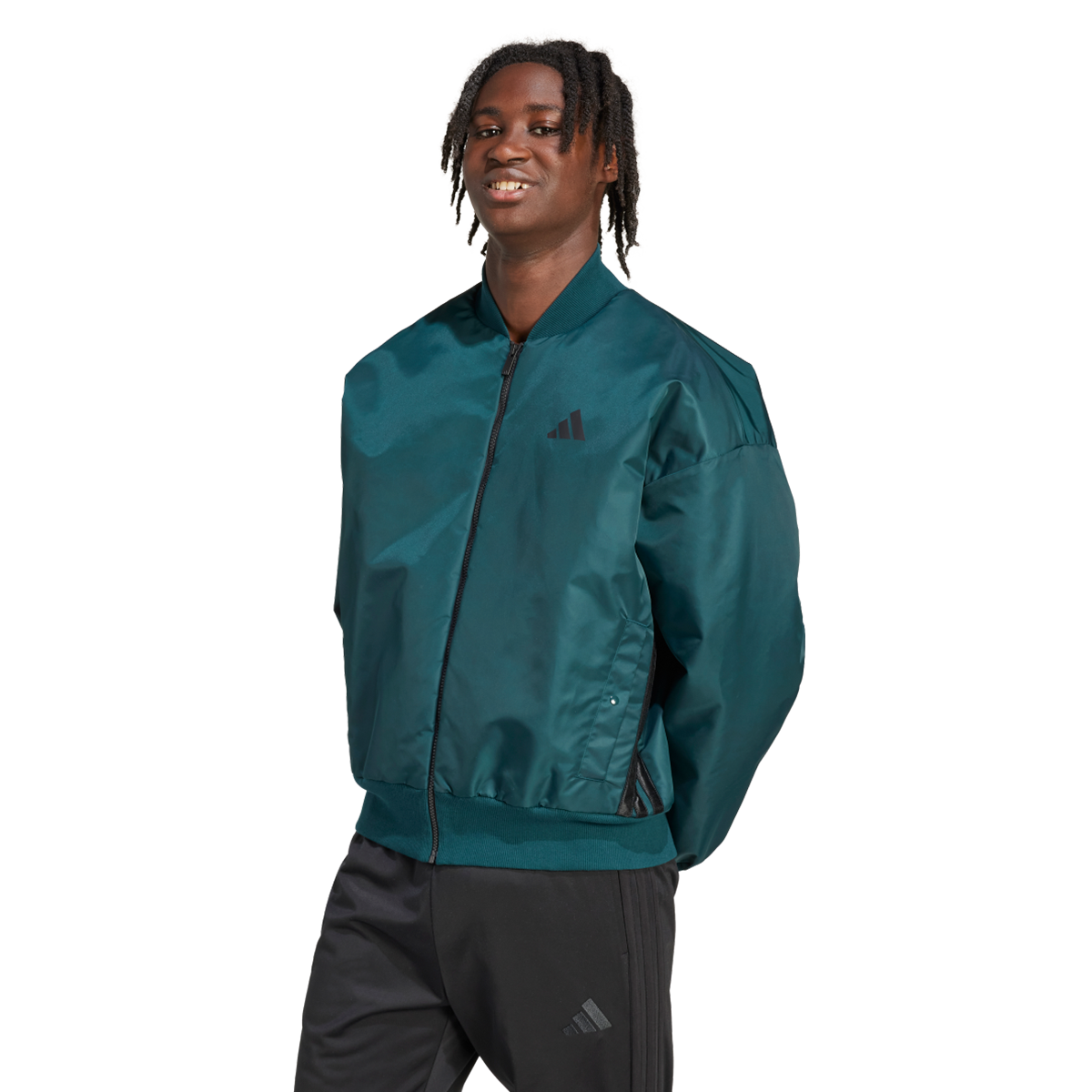 Bomber bunda adidas Originals Stadium Bomber Jacket Zelené | JX5637, 0