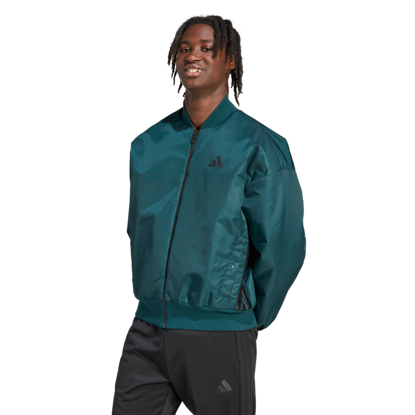Bomber bunda adidas Originals Stadium Bomber Jacket Zelené | JX5637