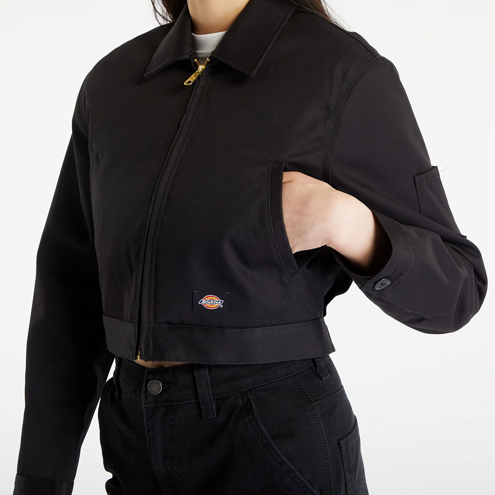 Lined Eisenhower Cropped Rec Jacket