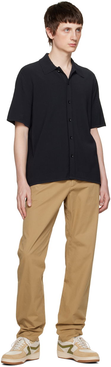 Košeľa rag & bone Rag & Bone Nolan Button-Up Shirt Čierna | MBS23P023YG23, 3