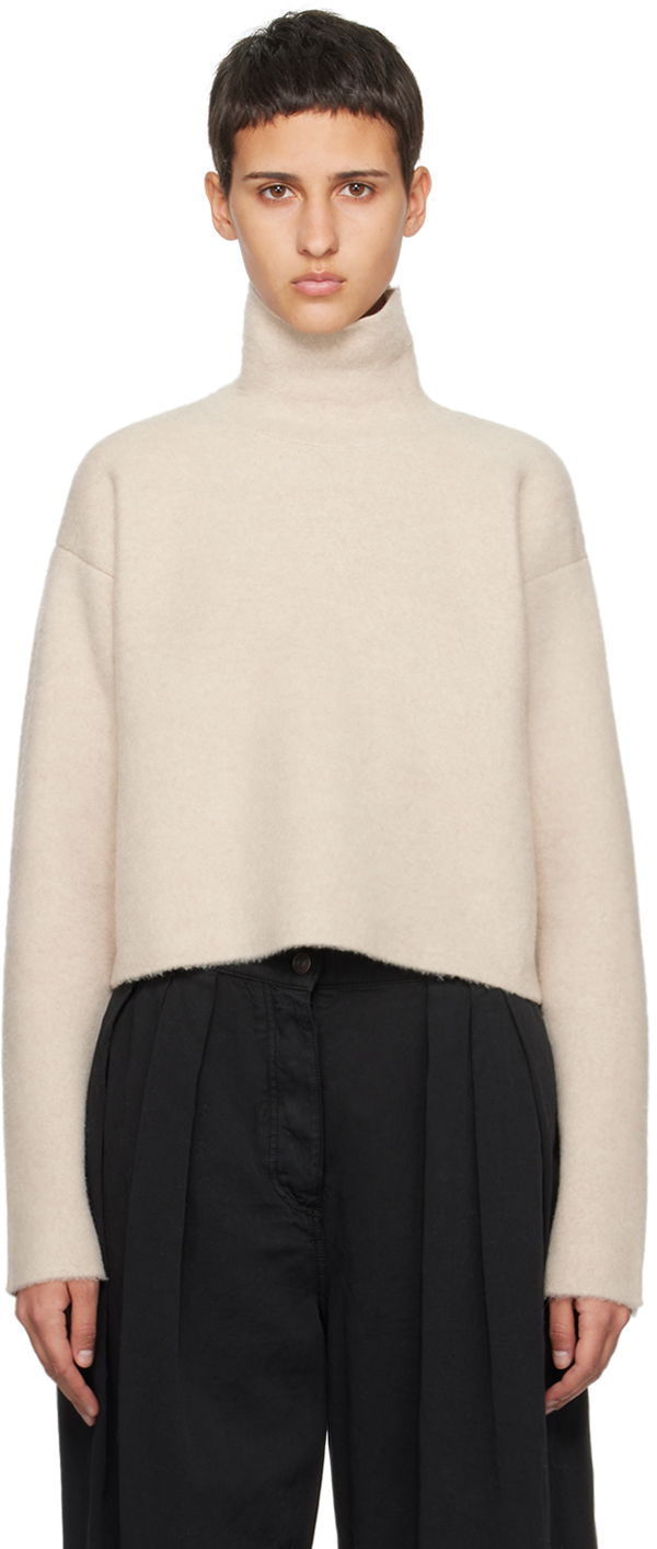 Cropped Turtleneck Sweater