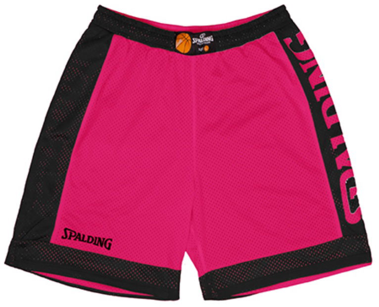 Šortky Spalding Spalding Reversible Shorts Ružová | 40221208-fuchsiablack