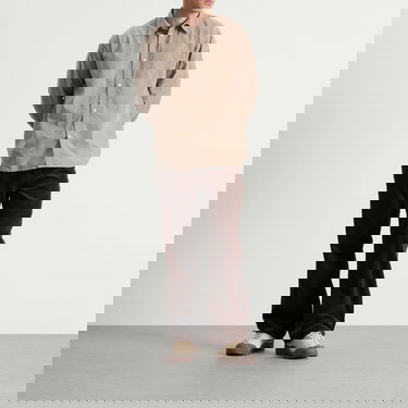 Košeľa NORSE PROJECTS Ole Oversize Poplin Check Shirt Béžová | N40-0851-9023, 4