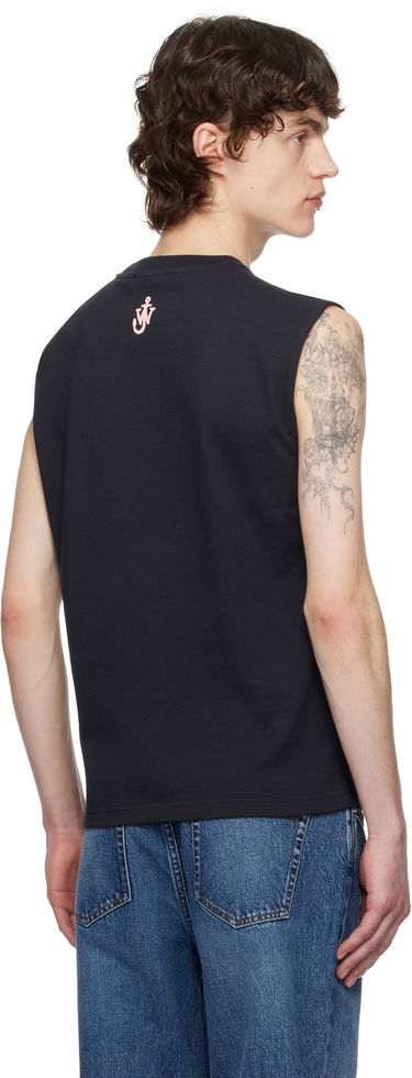 Tielko JW Anderson JW Anderson 'Look At Me' Printed Tank Top Čierna | JO0257-PG1510, 2
