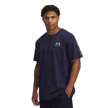 Tričko Under Armour Icon Taping T-Shirt Navy | 1390300-411, 0