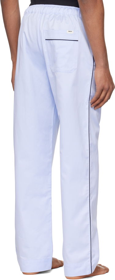 Pyžamo TEKLA Sateen Pyjama Pants Modrá | SWP-BLU, 2