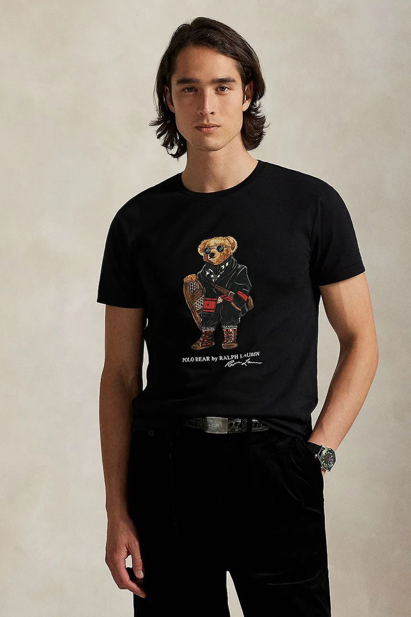 Tričko Polo by Ralph Lauren Polo Bear Print T-shirt Čierna | 710P00094