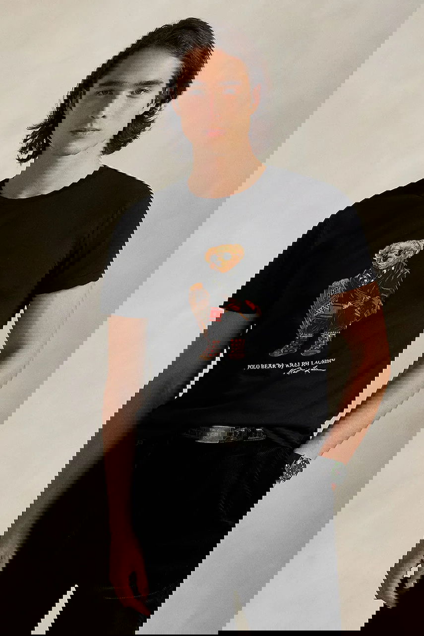 Tričko Polo by Ralph Lauren Polo Bear Print T-shirt Čierna | 710P00094, 0