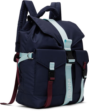 Batoh GANNI GANNI Tech Backpack Navy | A6372, 3