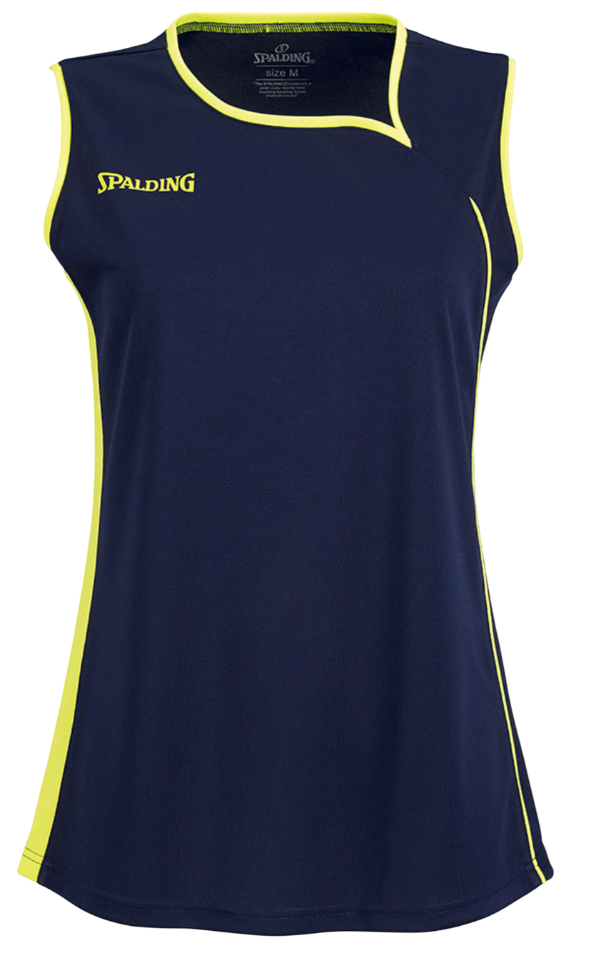 Tielko Spalding Performance Tanktop 4Her II with Stylized Neckline Navy | 3002411-008