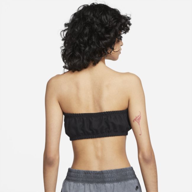 Podprsenka Nike Air Pique Bandeau Top Čierna | DM6460-010, 1