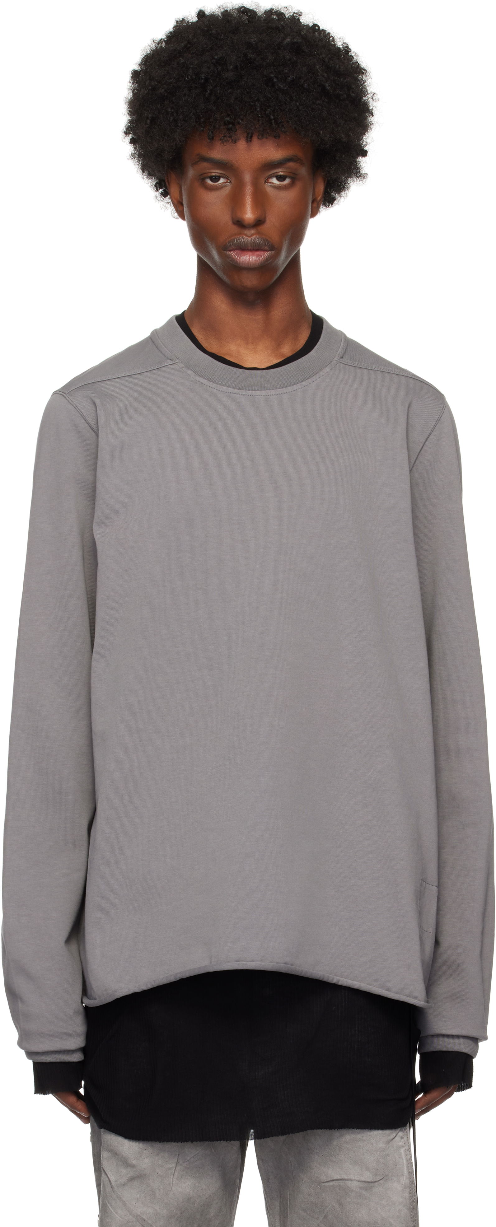 Rolled Edge Sweatshirt