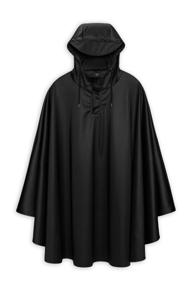 Pláštenka Rains Hooded Poncho Cape Čierna | 18800-84, 9