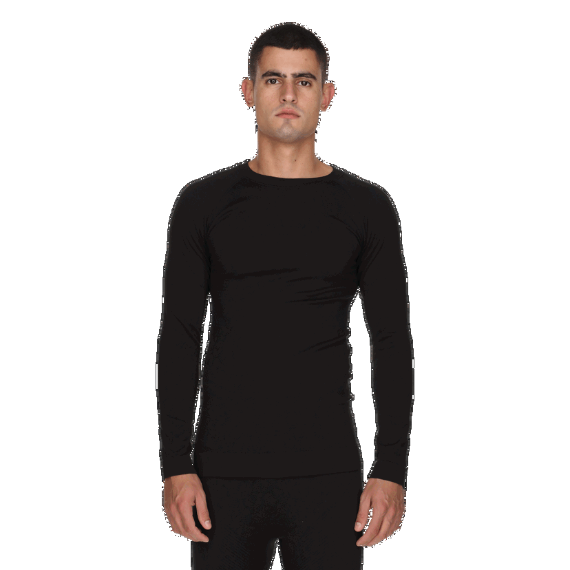 Spodná bielizeň a ponožky Ellesse Ski Long Sleeve Thermal Top Čierna | ELU243M870-01