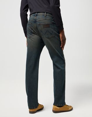 Džínsy Wrangler Frontier Low Stretch Relaxed Straight Jeans 38x34 Modrá | 112370956:38:34, 0