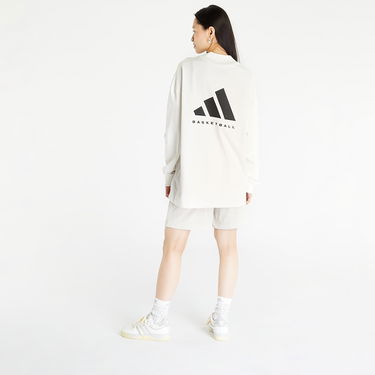 Tričko adidas Originals Basketball Long Sleeve Tee UNISEX "Cloud White" Biela | IA3424, 1