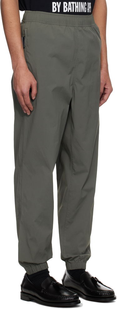 Tepláky AAPE by A Bathing Ape AAPE by A Bathing Ape 'AAPE Now' Woven Sweatpants Zelené | AAPPTMB664XXOKHE, 1
