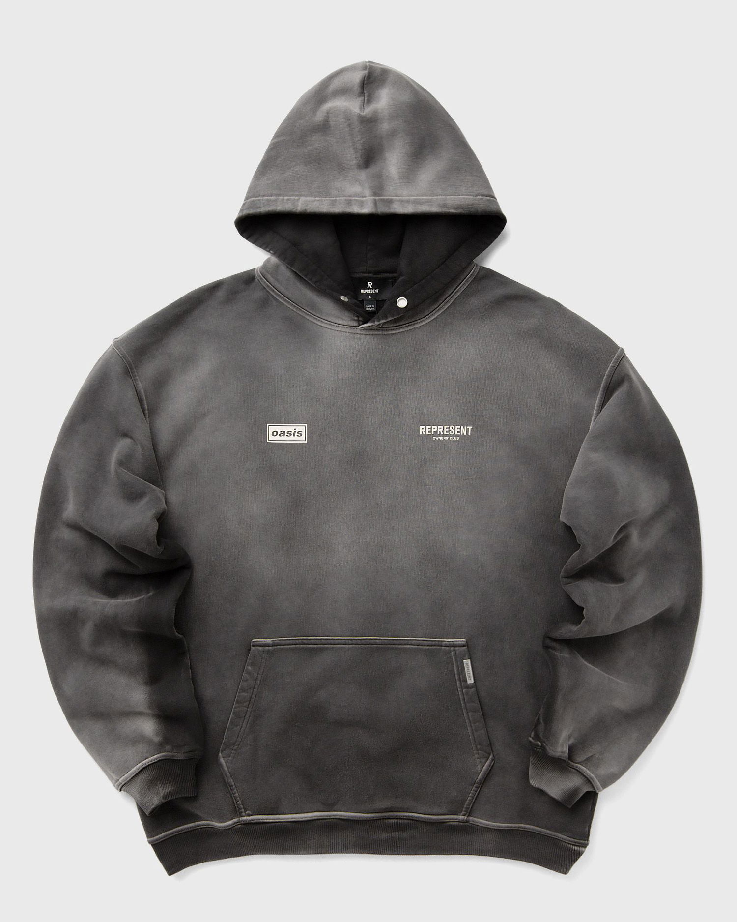 Mikina Represent Clo Oasis Owners Club Distressed Hoodie Šedá | OCM100008-04, 0