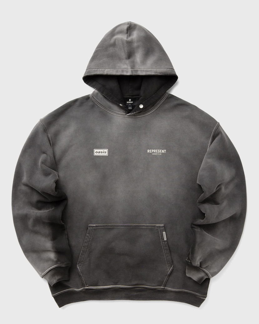 Mikina Represent Clo Oasis Owners Club Distressed Hoodie Šedá | OCM100008-04