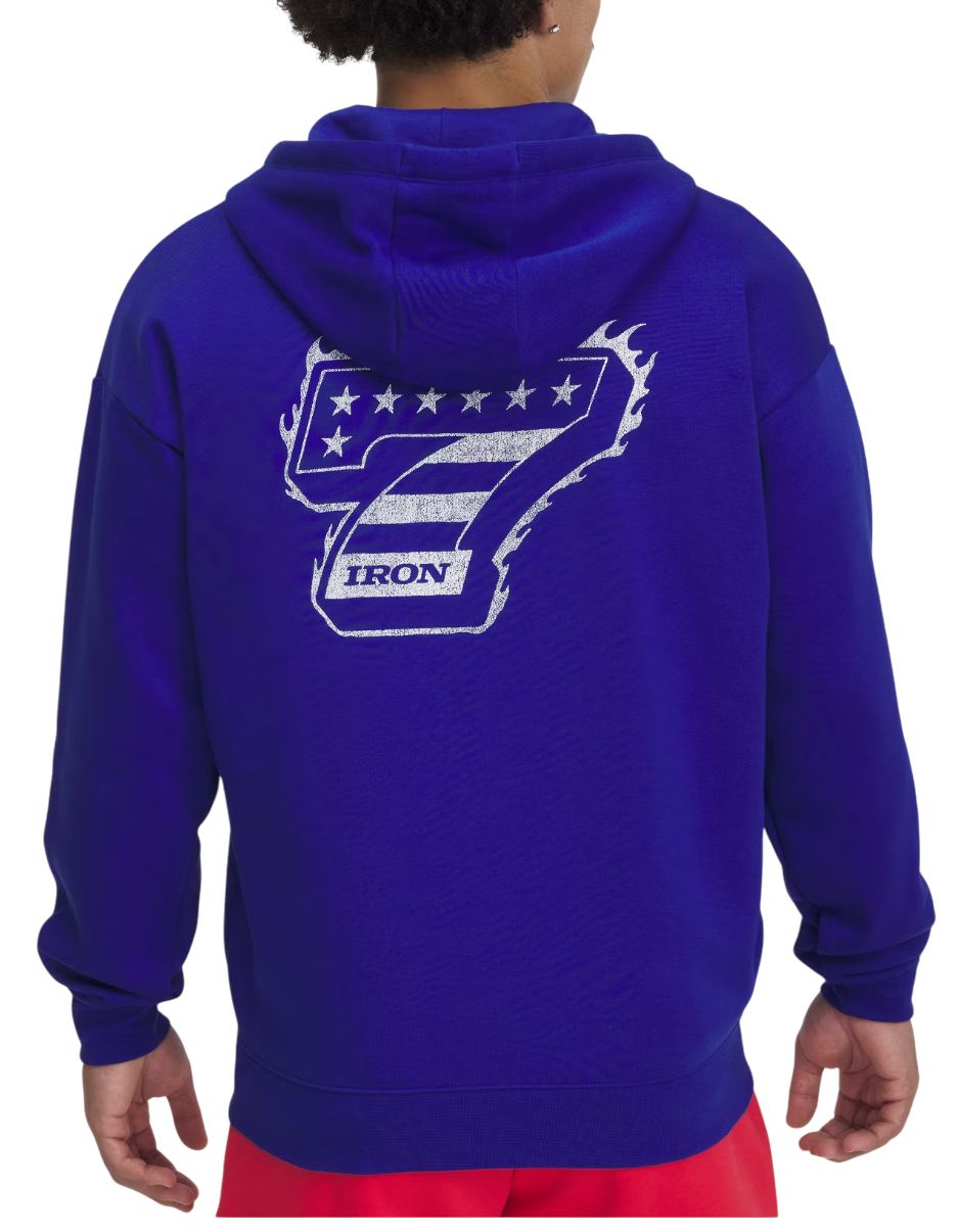 Mikina Under Armour Under Armour Project Rock Icon Fleece Full-Zip Hoodie Modrá | 1389914-400, 1