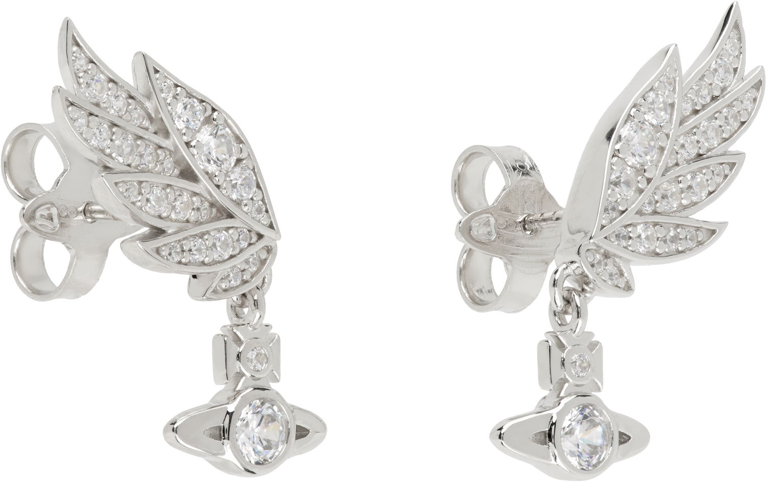 Náušnice Vivienne Westwood Vivienne Westwood Dawna Wing Drop Earrings Metalická | 6201034L-01P102-SM, 1