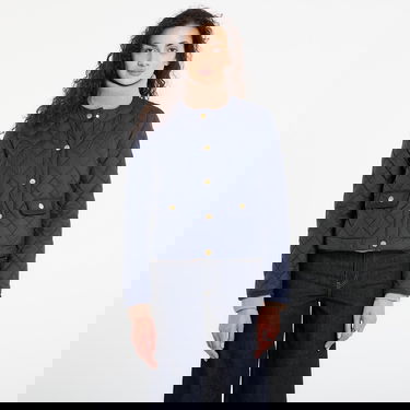 Bunda Tommy Hilfiger Gold Button Quilted Jacket Navy | WW0WW47449 C1G, 0