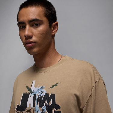 Tričko Jordan Jordan Brand Jamming Frequency T-Shirt Béžová | HJ2929-240, 2