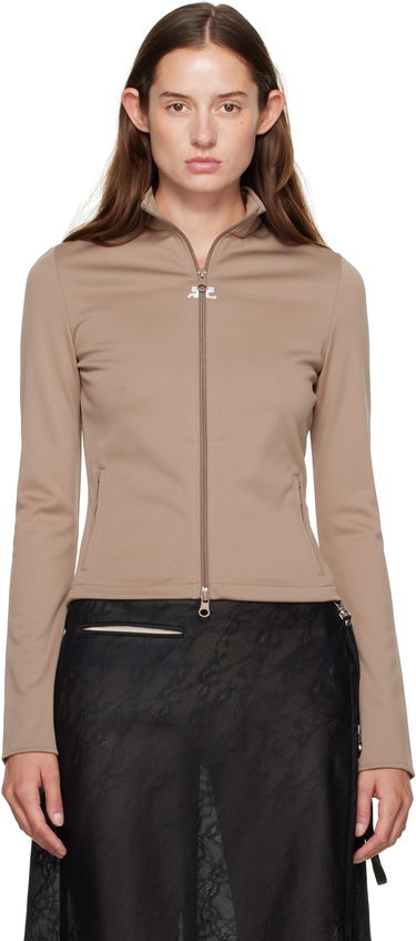 Bunda Courrèges Courrèges Biker Track Jacket Béžová | 325JVE133JS0250, 0