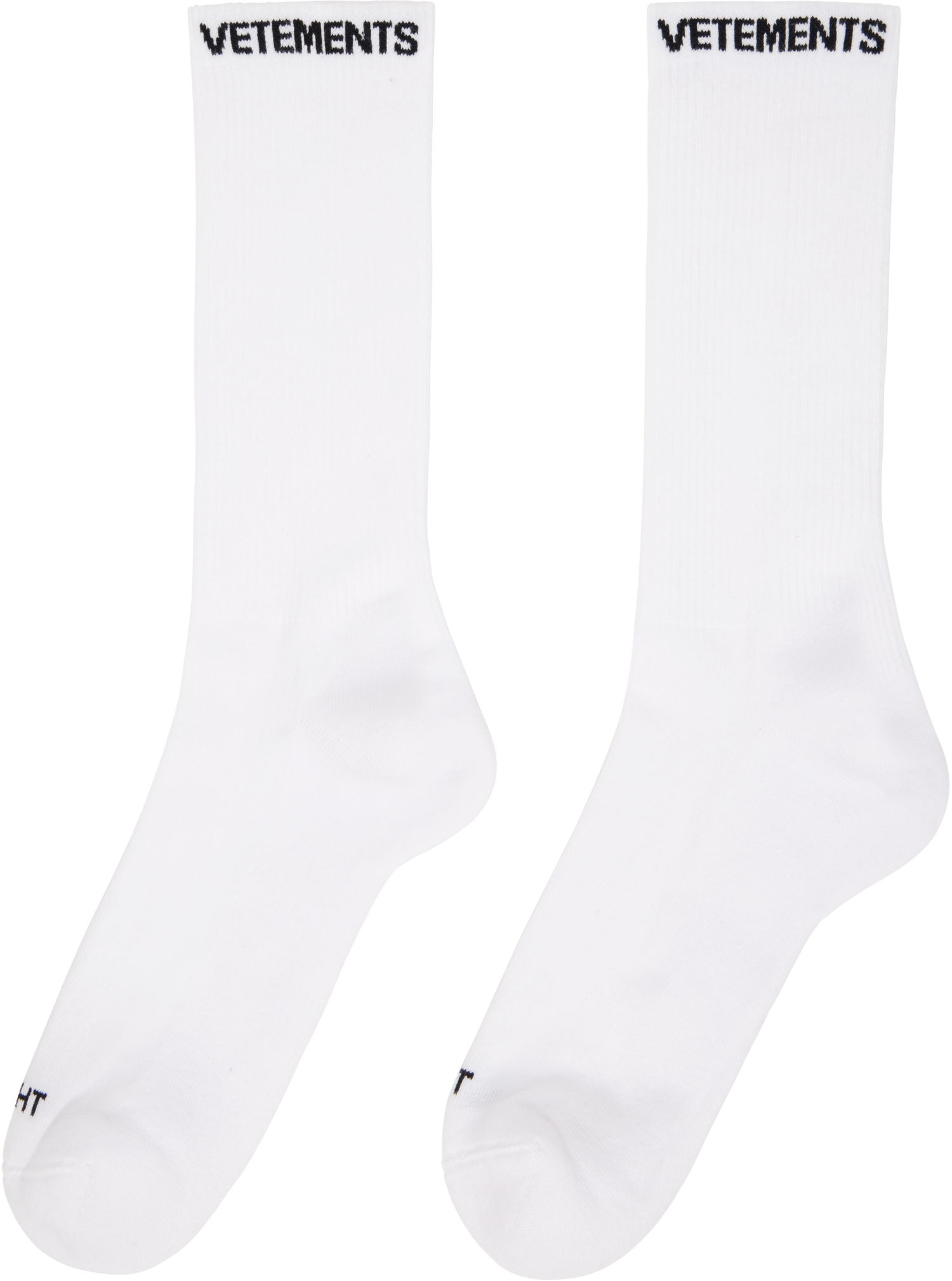 Ponožky VETEMENTS Logo Socks Biela | UA66SO100W, 1