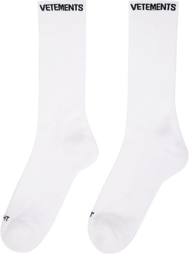 Ponožky VETEMENTS Logo Socks Biela | UA66SO100W, 1