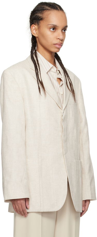 Kabáty Jacquemus Le Chouchou 'La Veste D'Homme' Béžová | 22E213JA101-1358, 1