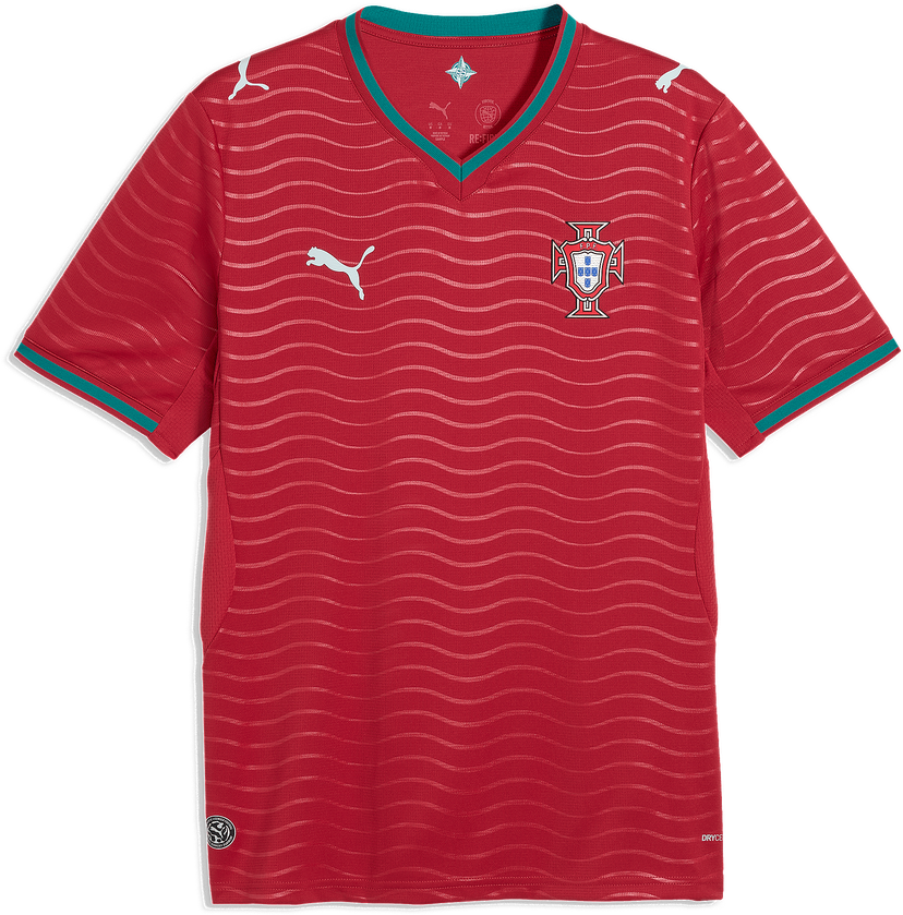 Dres Puma Portugal 2026 Home Replica Football Jersey Červená | 783278-01