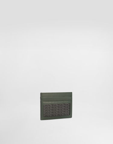 Peňaženka Dolce & Gabbana Dolce & Gabbana Woven Calfskin Card Holder Zelené | BP0330AN41989868, 1