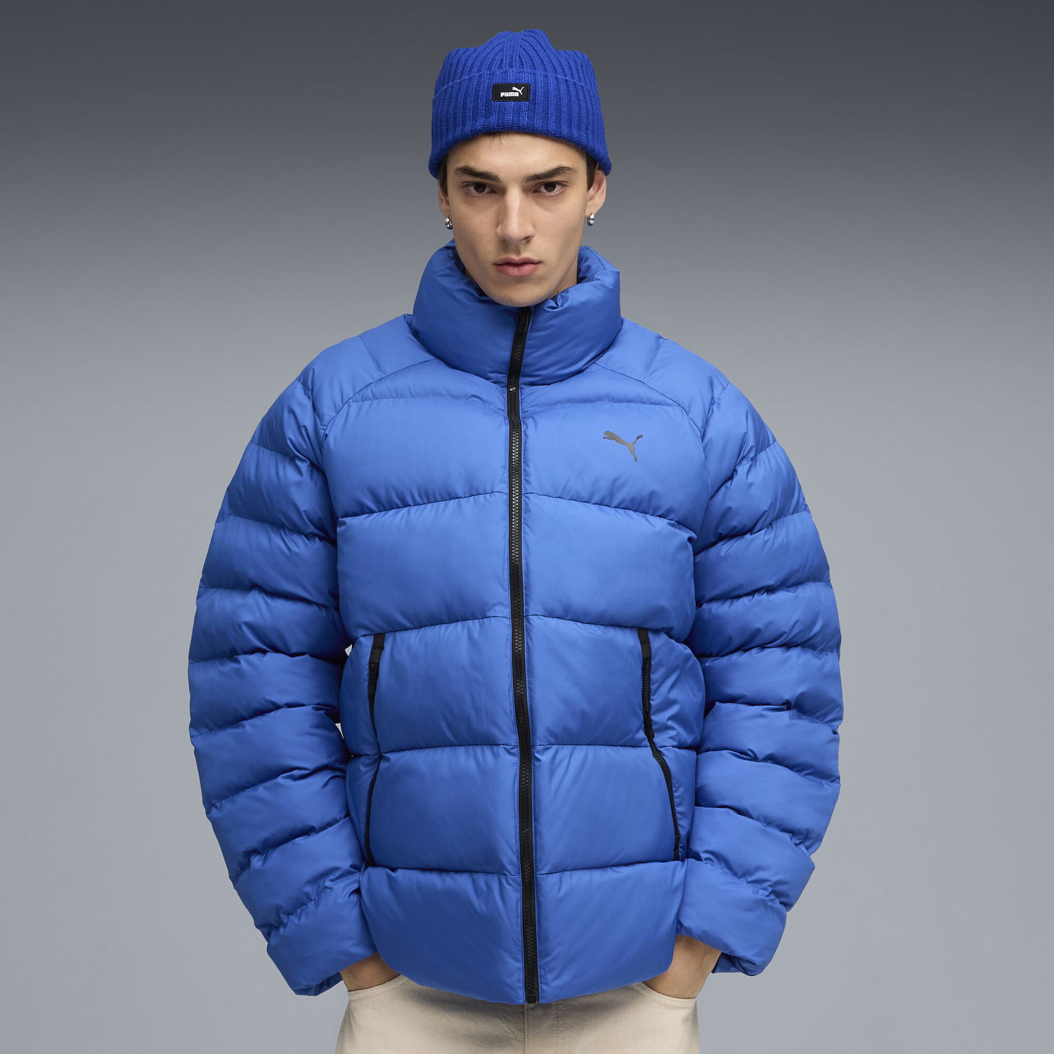Prešívaná bunda Puma Men's Puffer Jacket Modrá | 688370_13, 0