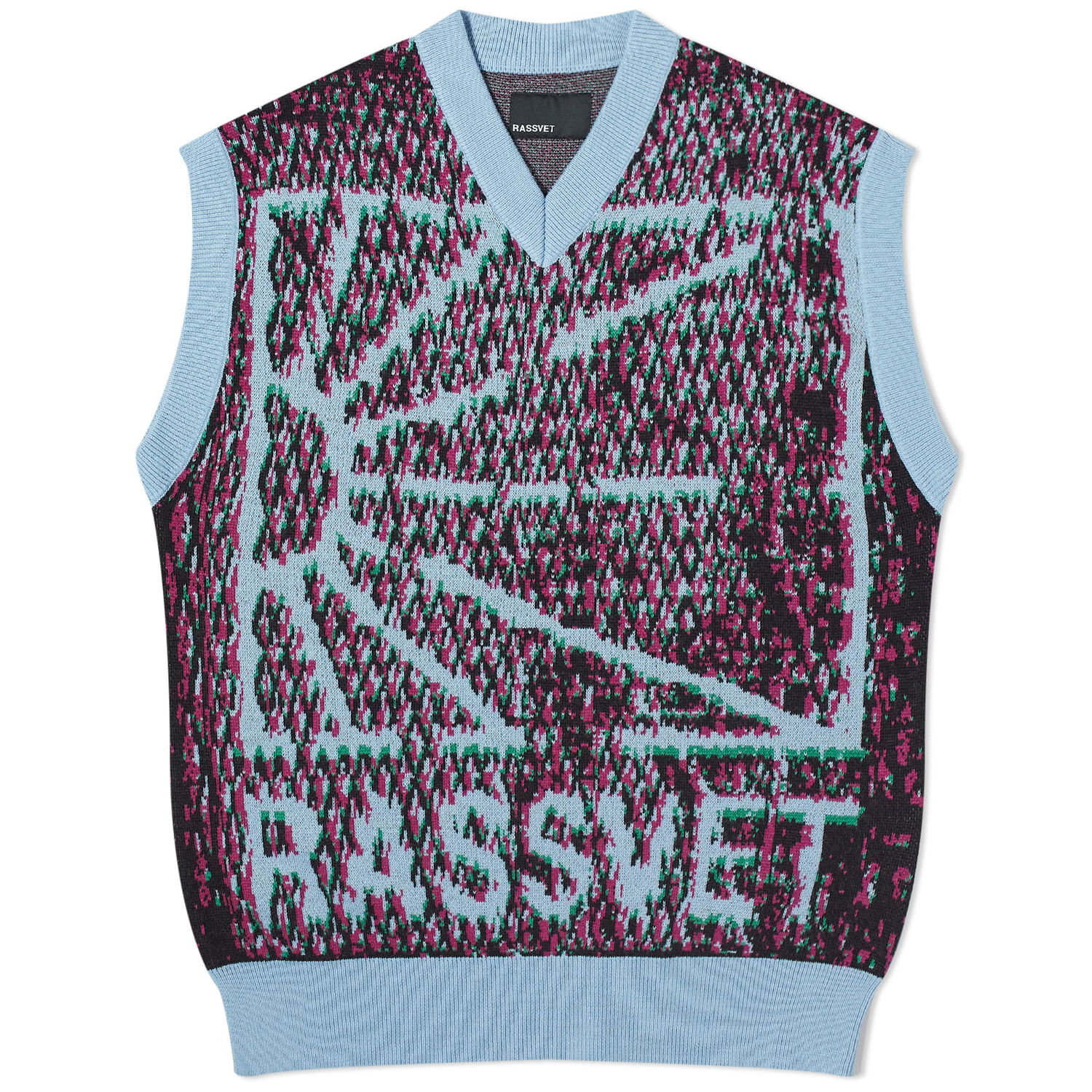 Vesta PACCBET Mesh Camo Knitted Tyrkysová | PACC14N005-BLU, 0